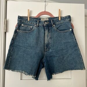 Everlane A-Line Denim Shorts size 28